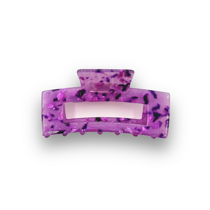 Aven Speckle Cellulose Acetate Hair Claw Clips