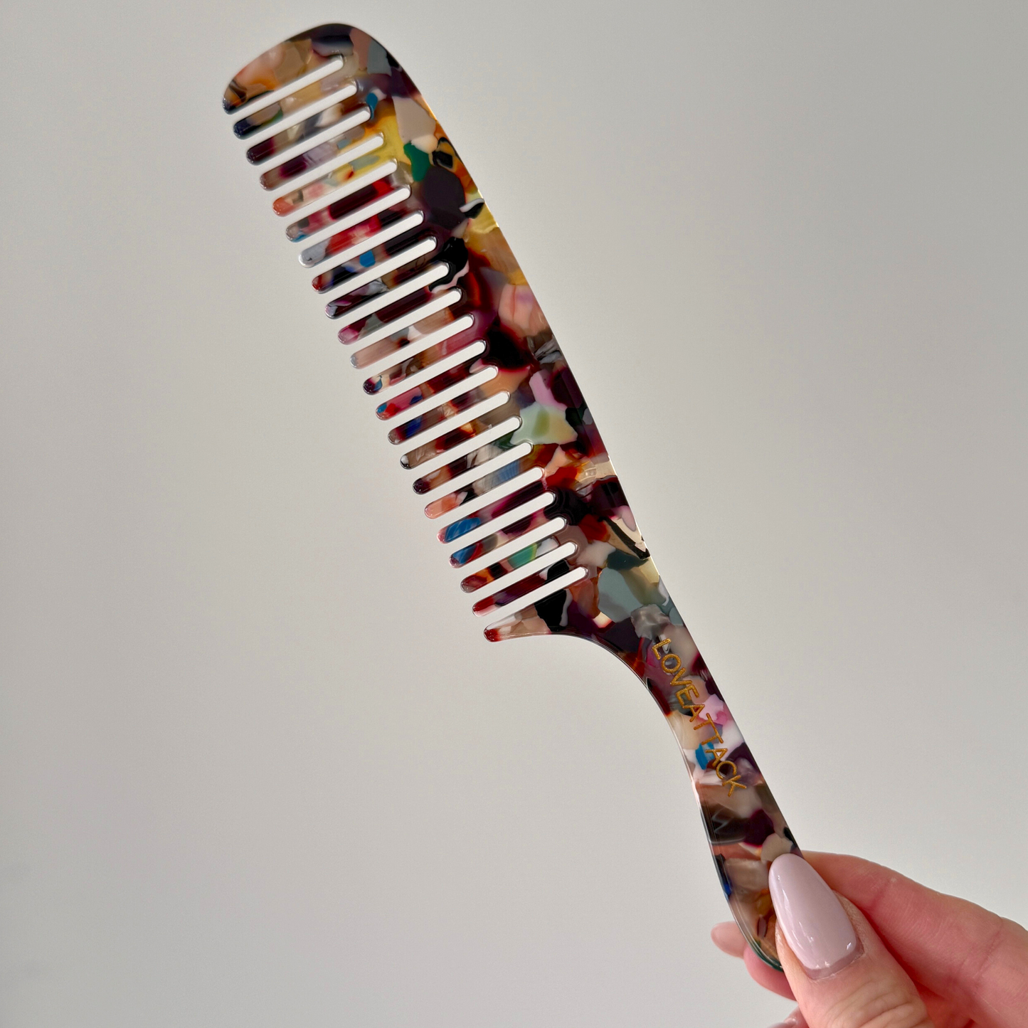 Cellulose Acetate Handled Styling Combs