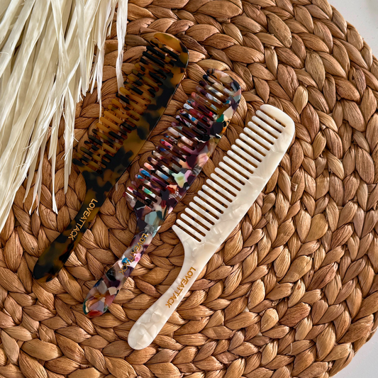 Cellulose Acetate Handled Styling Combs