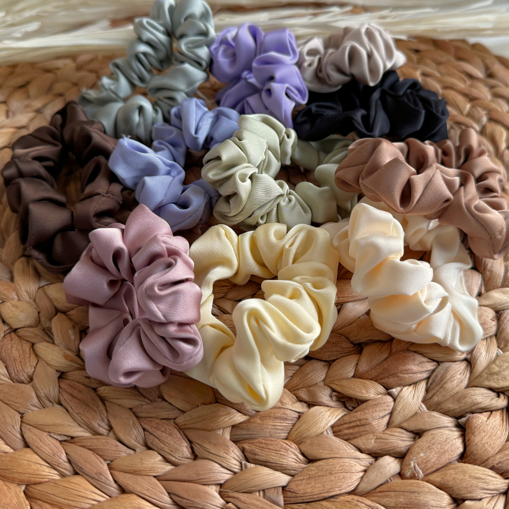 Small Satin Scrunchies